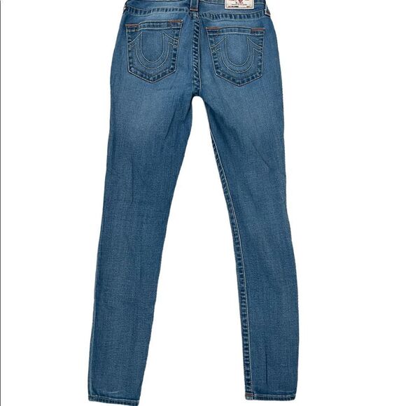 True religion blue skinny jeans womens size 27 D94 - Picture 4 of 9